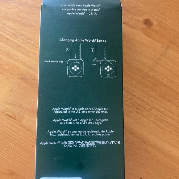 Kate Spade Pink Glitter Apple Watch Band 38/40/41 - Picture 6 of 7